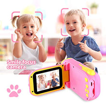Load image into Gallery viewer, vatenick Kids Camera Children Digital Cameras Kids Gift Video Recorder Shockproof 2.4 inch HD Screen 1080P 32GB TF Card Gifts Toy for 3 to 12 Years Old Boys and Girls (pink)