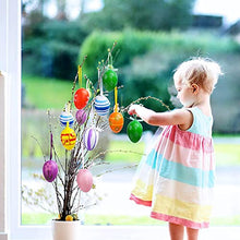 Load image into Gallery viewer, Ptsaying easter decorations,20Pcs easter hanging eggs ornaments,easter tree decorations,decorative Easter plastic eggs easter home outdoor decoration