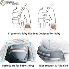 Load image into Gallery viewer, Bebamour Baby Carrier Newborn to Toddler, 6 in 1 Baby Carrier for 0-36 Months, 100% Cotton, Foldable Baby Hipseat Attached 3pcs Baby Drool Bibs (Black)