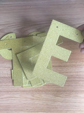 Load image into Gallery viewer, Veewon Hen Party Bunting 2.5m Gold Sparkly Glitter Banner Let's Party Bitches Bachelorette Party Decoration Supplies