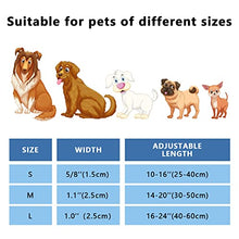 Load image into Gallery viewer, Reflective Dog Collar, Adjustable Basic Dog Collar with Metals Buckle, Soft Nylon Pet Collar for Puppy Small Medium Dogs (L, Blue)