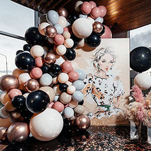 Load image into Gallery viewer, Balloons Arch Black Nude Balloons Pink Blue Balloon Garland Coffee Rose Gold Latex Neutral Balloons Kit For Girls Celebration Graduation Bachelorette Engagement Anniversary Birthday Party