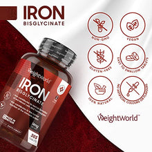 Load image into Gallery viewer, Gentle Iron Tablets High Strength 14mg - 365 Iron Bisglycinate Tablets (1 Year Supply) - Vegan Iron Supplements for Men & Women's Health - Easily Digestible, Gluten Free & Non-GMO - Made in The UK