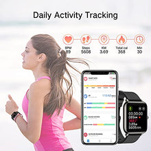 Load image into Gallery viewer, Rinsmola Smart Watch for Men Women, Fitness Watch 1.4" Full Touch Screen, Fitness Tracker with Heart Rate Sleep Monitor Step Calorie Counter, IP67 Waterproof Smartwatch for iOS Android Phone