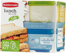 Load image into Gallery viewer, Rubbermaid LunchBlox Kids Lunch Box Container, Tall, Assorted Colors 1866739