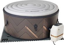 Load image into Gallery viewer, Mono Latest Mspa Portable Hot Tub Round 6 Persons Outdoor Bubble Spa Pool Inflation Smart Filtration, UVC Sanitization Technology, 36 Degree Quick Heating spa design interiors