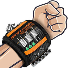 Load image into Gallery viewer, Gifts for Men Dad Magnetic Wristband - DIY Tools Belt Holding Screws Gadgets for Men Gifts, Secret Santa Gifts Christmas Stocking Fillers for Men, Valentines Gifts, Fathers Day Presents Birthday Gifts