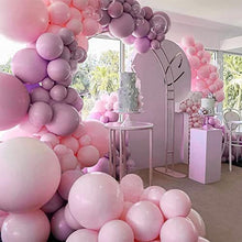 Load image into Gallery viewer, Double Stuffed Lilac Pink Balloon Arch Kit Macaron Pink Lavender Latex Balloon Garland Kit Baby Pink Balloons For Pink Theme Birthday Engagement bachelorette Garden Party Bridal Shower Decorations