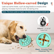 Load image into Gallery viewer, Lewondr Indestructible Dog Toys For Aggressive Chewers, Tough Rubber Natural Treat Dispenser, Interactive Dog Chew Toy for Boredom Medium Large Dogs, Dog Dental Care,Mint Green