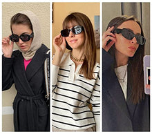 Load image into Gallery viewer, Long Keeper Trendy Rectangle Sunglasses – Thick Rim Retro Square Womens Sunglasses Fashion Designer Irregular Rectangle Vintage Ladies Sunglasses