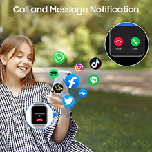 Load image into Gallery viewer, Smart Watch, Blackview Fitness Tracker with Heart Rate Monitor, Sleep Tracking & SpO2, 5ATM Waterproof Pedometer Watch, Touchscreen Smartwatch for Women Men Compatible with iOS and Android Phones