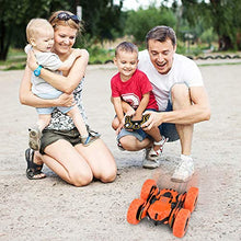 Load image into Gallery viewer, STOTOY Remote Control Car for Kids, 2.4GHz High Speed Rc Car, 360° Two Directions and Rotation Toy Car, Electric 4WD Racing Stunt Truck, Birthday Xmas Gift Toys for 3 4 5 6+ Year Old Boys (Orange)