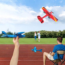 Load image into Gallery viewer, HAWK'S WORK RC Airplanes, 2 Channel RC Plane Ready to Fly, 2.4 GHz Remote Control Airplane, Easy to Fly RC Glider for Kids & Beginners (Red)