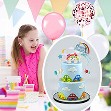 Load image into Gallery viewer, iZoeL 21pcs Unicorn Cake Topper Kit Cloud Rainbow Balloon Happy Birthday Banner Cake Decoration For Boy Girl Kid Birthday
