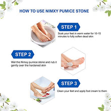 Load image into Gallery viewer, NIMXY Pumice Stone for Feet and Hands 2 Pcs – Feet Hard Skin Remover – Foot Scrubber for Dead Skin Removal – Natural Foot File and Callus Remover for Skin Exfoliation