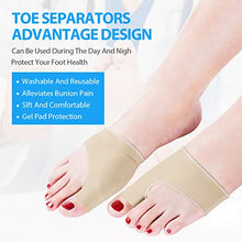 Load image into Gallery viewer, Adepoy Bunion Corrector,Orthopedic Bunion Correctors,Big Toe Separator Pain Relief,for Overlapping Toes,Hallux Valgus Correction,Hammer Toe Straightener,Day Night Support