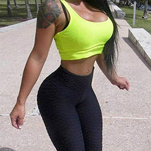 Load image into Gallery viewer, FITTOO Women Sexy High Waist Butt Scrunch Push Up Leggings Stretch Gym Workout Yoga Pants, M, Black