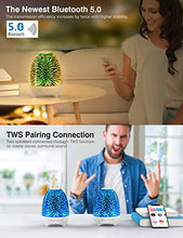 Load image into Gallery viewer, Bluetooth Speaker Night Lights, 3D Galaxy Bedside lamp Touch Control, Dimmable RGB 7 Colours Changing LED Portable Wireless Rechargeable Table Lamp for Bedroom,Best Gift for Kids, Adult, Boys, Girls