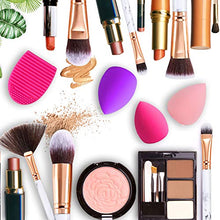 Load image into Gallery viewer, Makeup Brushes DUAIU 15PCs Marble Makeup Brush Set Premium Synthetic Kabuki Powder Blush Contour Foundation Concealer Eyeshadow Brushes with Makeup Sponge and Cleaner Brush Egg