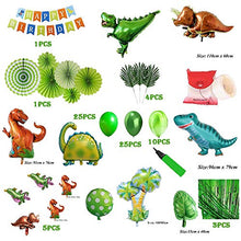 Load image into Gallery viewer, Dinosaur Birthday Party Decorations - 92 Pcs Dinosaur Theme Party Decorations,Dinosaur Party Supplies Balloons for Kids Birthday Party Favors