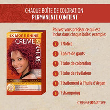 Load image into Gallery viewer, Creme of Nature Exotic Shine Color Hair Colour Colour Intense Red 7.6