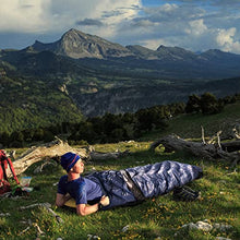 Load image into Gallery viewer, OMOVEE Goose Down Sleeping Bag, Ultra Light Waterproof Blanket Cozy and Warm, 3 Seasons for Adults Kids Boys Girls Great for Indoor&Outdoor Camping, Traveling with Compression Bag- Blue