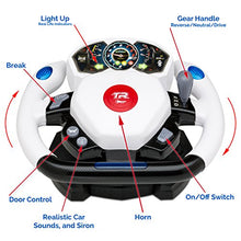 Load image into Gallery viewer, Top Race Remote Control RC Police Car TR-911, 4D Motion Gravity and Steering Wheel Control, 1: 12 Scale, 2.4GHz, with Lights, Sirens, Powered Doors, Toys, Toy Cars