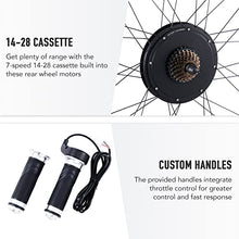 Load image into Gallery viewer, Viribus Electric Bike Conversion Kit, 500W eBike Hub Motor Set, 26" Direct Drive Rear Wheel for 36V Battery E-Bike, Upgrade to 5 Speed Electric Bicycle with Pedal Assist LCD Panel and Tyre