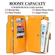 Load image into Gallery viewer, SENDEFN Ladies Purse,Large Capacity Genuine Leather Women's Wallet
