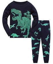Load image into Gallery viewer, TEDD Boys Pyjamas Dinosaur Nightwear Cotton Toddler Clothes Kids Sleepwear Winter Long Sleeve Christmas Pjs Sets 2 Piece Outfit Xmas Gift 4-5 Years