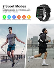 Load image into Gallery viewer, LIGE Smart Watch for Men Women, 1.69'' Full Touch Screen Fitness Tracker with Make/Answer Call Heart Rate Sleep Monitor, IP67 Waterproof Sports Smartwatch with Speaker for iOS Android (Black)