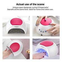 Load image into Gallery viewer, UV Nail Lamp, SUNUV 48W Professional UV Light for Gel Nails with Timer and Sensor, Manicure and Pedicure Nail Art Tools for Home and Salon
