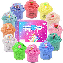 Load image into Gallery viewer, 12 pack Fluffy Slime Kit, Cake Animal Candy and Fruit Butter Slime, Super Stretchy and Non-Sticky, Slime Kit Stress Relief Toys for Girls and Boys.