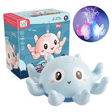 Load image into Gallery viewer, Baby Bath Toys, Electric Octopus Spray Swimming Pool Water Squirt Toy, LED Light up Bath Tub Toys, Gifts for Kids Toddler Infant, Girls and Boys Bath-time
