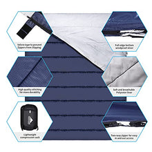 Load image into Gallery viewer, Double Sleeping Bag,Queen Size 2 Person Sleeping Bag For Camping, Backpacking Or Hiking. Waterproof And Lightweight Sleeping Bag With 2 Pillows, Great For Adults And Children Outdoor Activities (Blue)