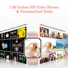 Load image into Gallery viewer, Blackview Smart Watch for Women, 1.69" Full Touch Screen Fitness Watch with Female Health Tracking, SpO2/Body Thermometer/Heart Rate/Sleep Monitor, IP68 Waterproof Step Counter Watch for Android iOS