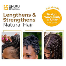 Load image into Gallery viewer, Uhuru Botanicals - Chebe Hair Butter, Paraben-Free Chebe and Shea Butter Hair Product for Split Ends Treatment, Nourishing Vegan Hair Butter for All Hair Types, 6 oz