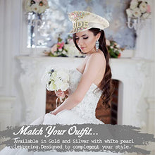 Load image into Gallery viewer, Bride Hat, Novelty Bridal Cap for The Bride, Shiny Captain Hat Bridal Hat with Elastic Band for Hen Party, Wedding, Bachelorette Party, Girls Night, Bride Tribes, Hen Party Accessories Bag Fillers