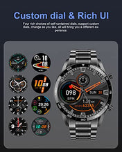 Load image into Gallery viewer, LIGE Smart Watch for Men, Fitness Watch 1.32" Touch Screen with Bluetooth Voice Call, Smart Watch with Heart Rate Sleep Monitor, IP67 Waterproof Fitness Tracker Sport Smartwatch for iOS Android, Black