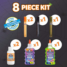 Load image into Gallery viewer, Elmer's Glue Spooky Slime Kit | with Clear PVA Glue, Glitter Glue Pens and Magical Liquid Slime Activator Solution | 8 Piece Slime Making Set