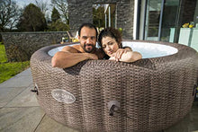 Load image into Gallery viewer, Lay-Z-Spa St Moritz Hot Tub, 180 AirJet Massage System Rattan Design Inflatable Spa with Freeze Shield Year Round Technology, 5-7 Person spa design interiors