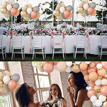 Load image into Gallery viewer, Blush Peach Balloon Garland Arch Kit , Toptap 129 Packs Balloon Garland Kit, Rosegold and Pink Birthday Hen Party Decoration for Girls Women Men Wedding Anniversary Bridal Engagement Baby Shower