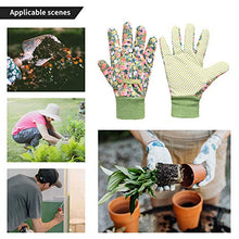 Load image into Gallery viewer, Gardening Gloves for Women 2 Pairs, Ladies Gardening Gloves Comfortable Breathable Non-Slip Flexible,Garden working Gloves with Soft PVC Dots (Small/Medium,Green)