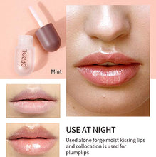 Load image into Gallery viewer, Lip Plumper Set,Natural Lip Plumper and Lip Care Serum,Lip Enhancer for Fuller,Beautiful Fuller Day & Night Moisturizing Repair Lip Gloss Set, Hydrating & Reduce Fine Lines
