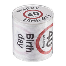 Load image into Gallery viewer, GOODS+GADGETS Funny Birthday Toilet Paper Toilet Paper Birthday Decoration Gift Item (40th birthday)