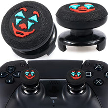 Load image into Gallery viewer, Playrealm FPS Thumbstick Extender & Texture Rubber Silicone Grip Cover 2 Sets for PS5 Dualsenese & PS4 Controller (Joker Black)