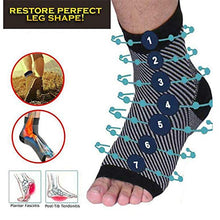 Load image into Gallery viewer, 6 pairs Dr Sock Soothers Socks Anti Fatigue Compression Foot Sleeve Support Brace Sock (set D, S/M)
