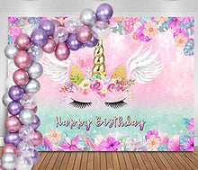 Load image into Gallery viewer, Purple Metallic Chrome Pink Silver Balloons Garland Arch Kit 62 Pcs Unicorn Theme Wedding&Birthday Decoration Globos Party