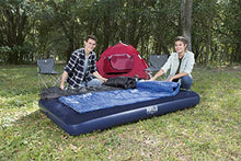 Load image into Gallery viewer, Bestway Comfort Quest Flocked Double Air Bed, Blue, 75 x 54 x 8.75 Inch