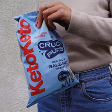 Load image into Gallery viewer, Keto Keto Low Carb Crunch Puffs 10 x 80g Keto Snacks For Weight Loss | Keto Diet, Low Carb Snack, Keto Crisps | Low Calorie, Vegan Food, Gluten Free, High Protein (Sea Salt and Balsamic Vinegar)